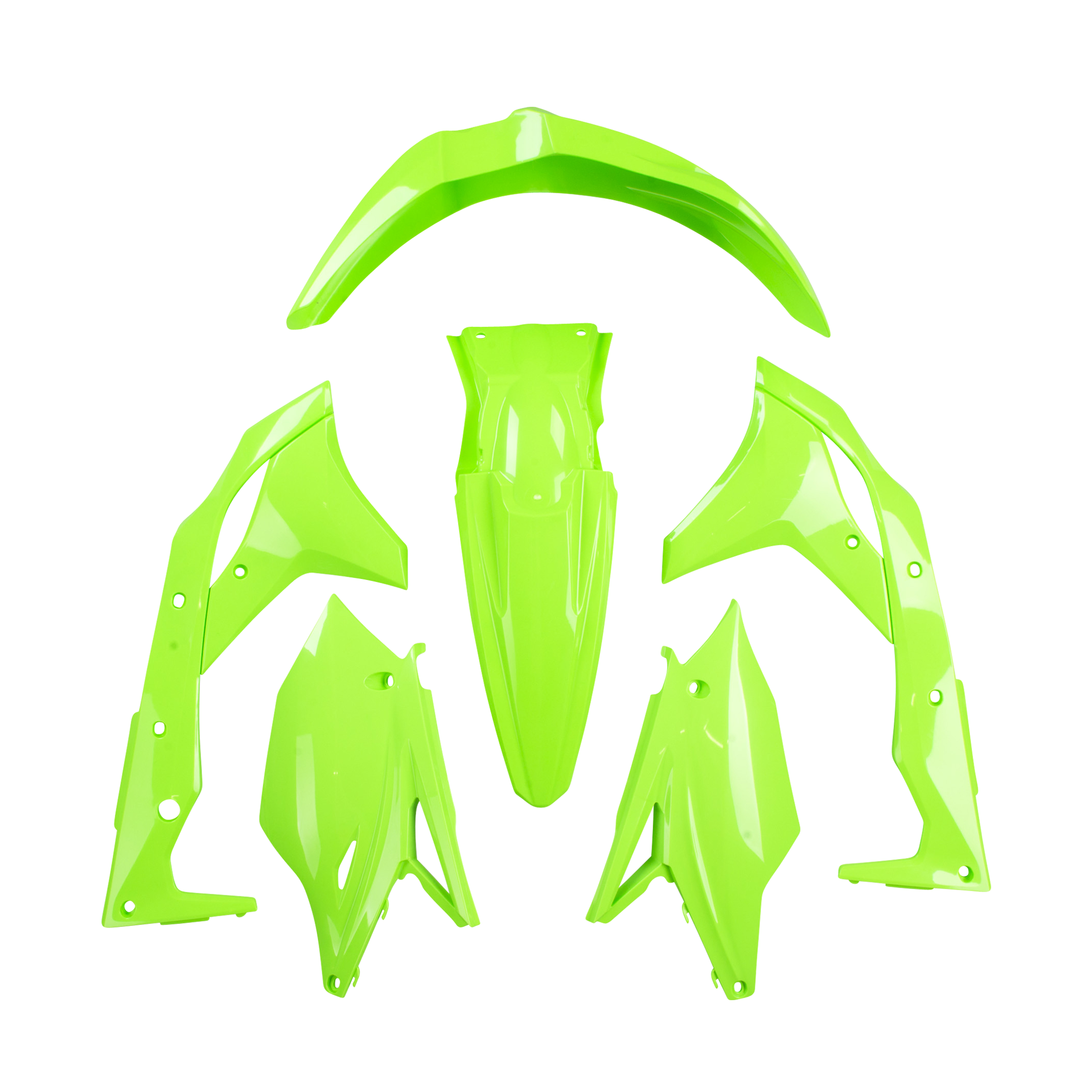 Plastikset Komplett Acerbis Kawasaki Neongr n Jetzt 15 Ersparnis 