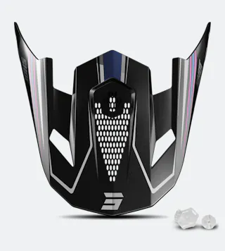 Viseira Do Capacete MX Shot Race Gear Lite Glory 27