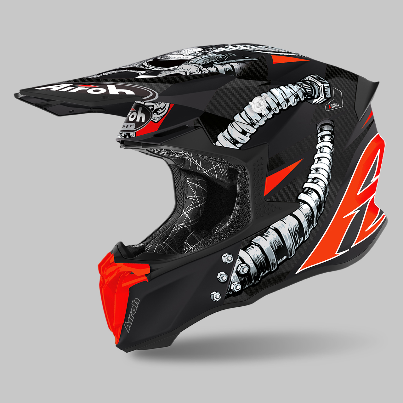 Casco Cross Airoh Twist 2.0 Nero-Arancio-Bianco - Adesso 10% di risparmio -  xlmoto.it