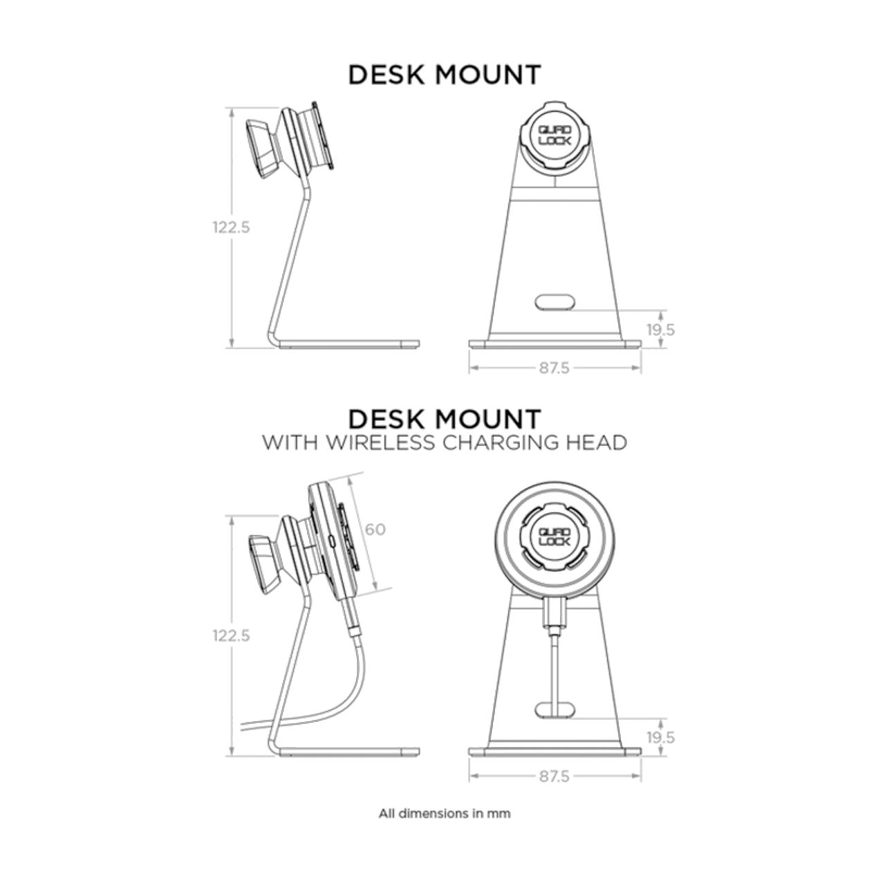 Soporte Escritorio Quad Lock 