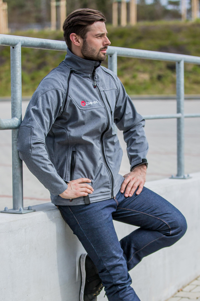 Softshell Jas met Afneembare Mouwen 24MX Team
