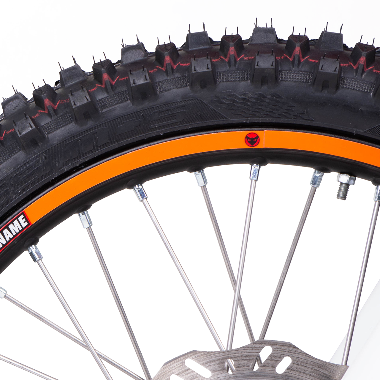 24MX Personalized Rim Stickers Monocolor