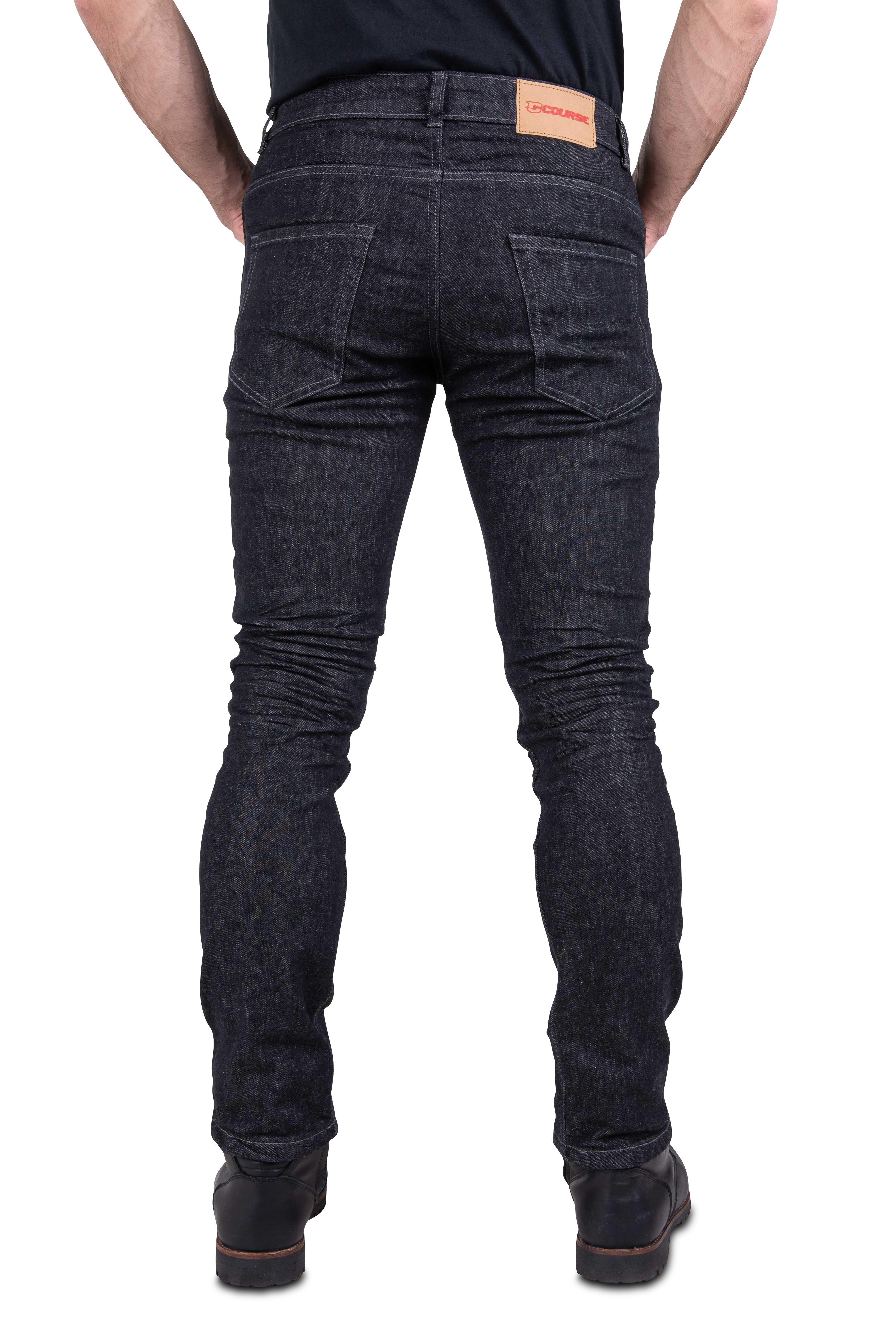 Vaqueros de Moto Course Burnout Refuerzo Aramida Slim Fit