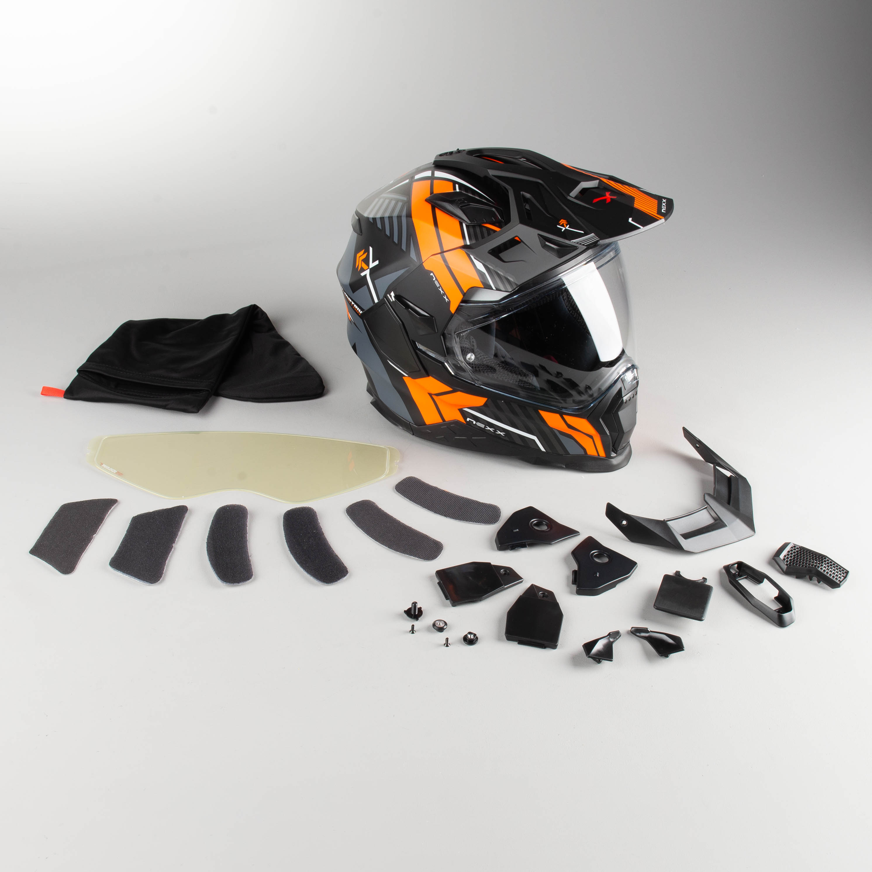 Nexx X.WED2 Wild Country Adventure Helmet Matte BlackOrange Now 10