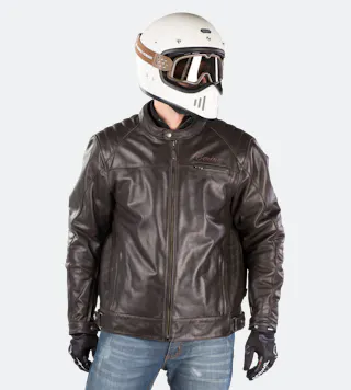 Bering Bruce King Size Leather Jacket