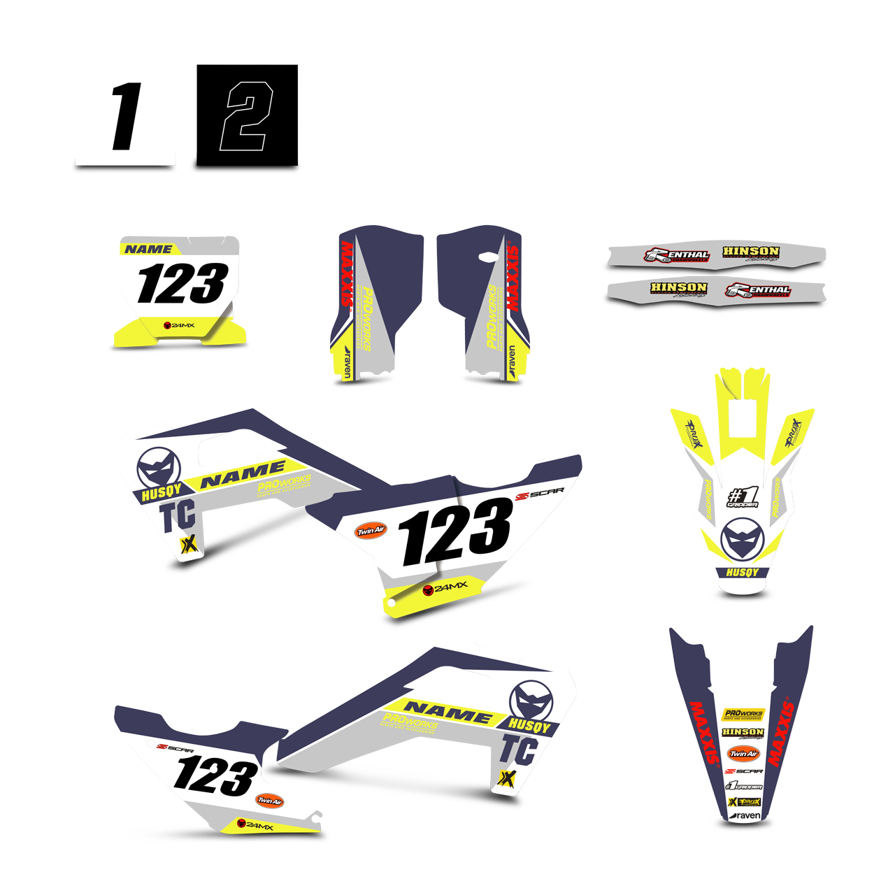 24MX Husqvarna Ranger Decal Kit