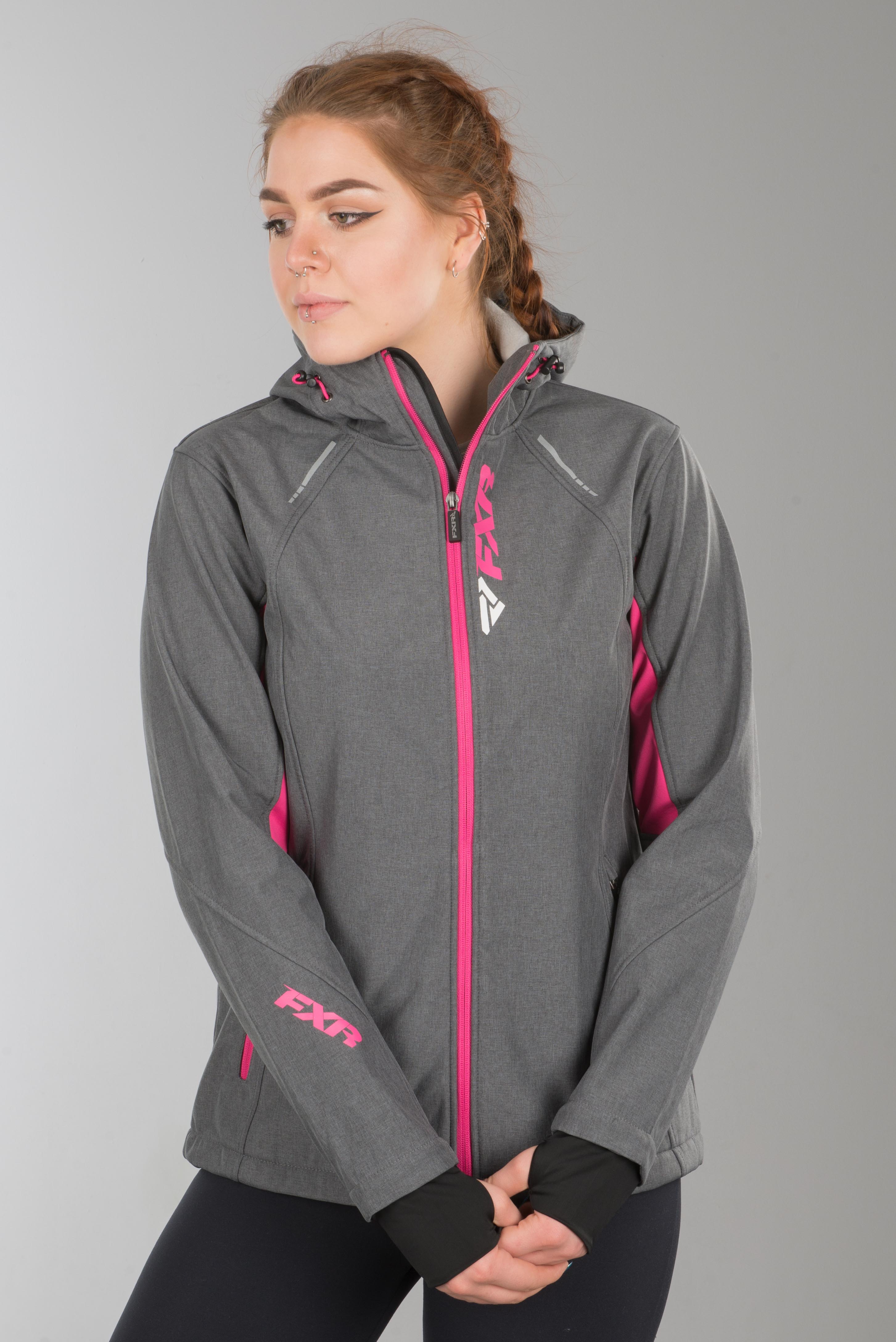 Softshell Jakke Dame FXR Iconic Grå Rosa Nå 12% Du sparer Softshell Jakke Dame FXR Iconic Grå Rosa Nå 12% Du sparer