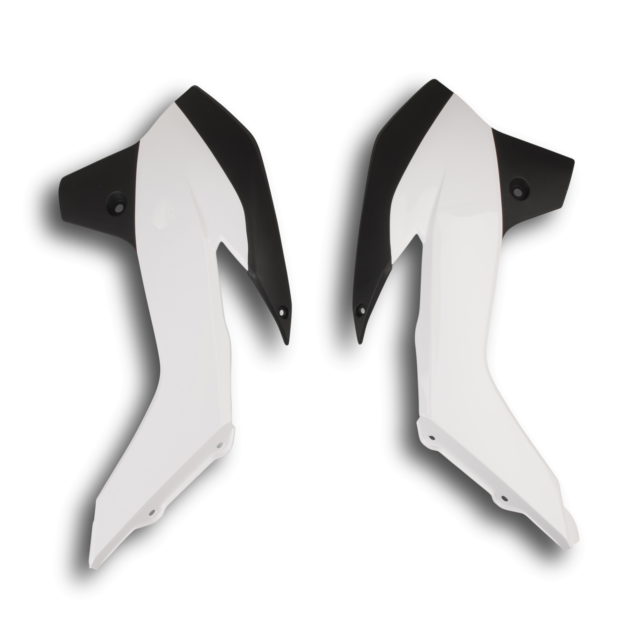 Tapas de Radiador Rtech Negro-Blanco