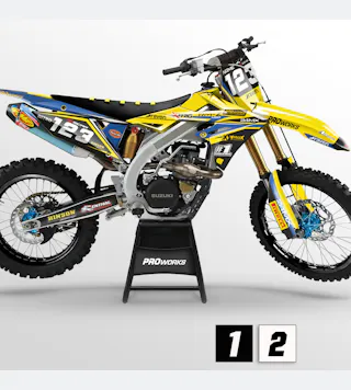 Комплект Стикери 24MX Suzuki Sazune