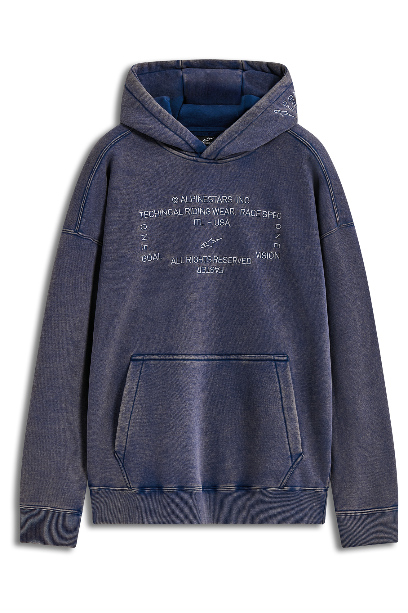 Oversized Hoodie Alpinestars Infinite Washed