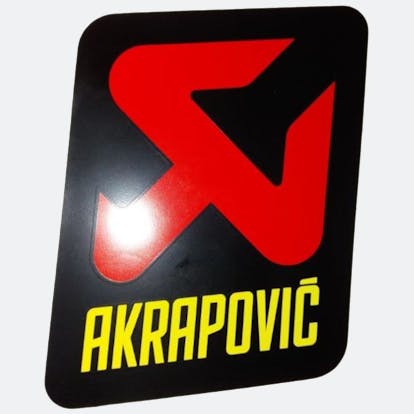 Aufkleber Auspuff Akrapovic - Tiefpreisgarantie