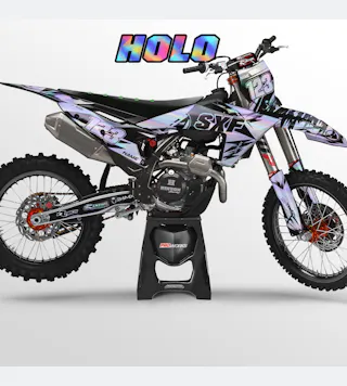 Gepersonaliseerde 24MX Holo Stickerset Zilver