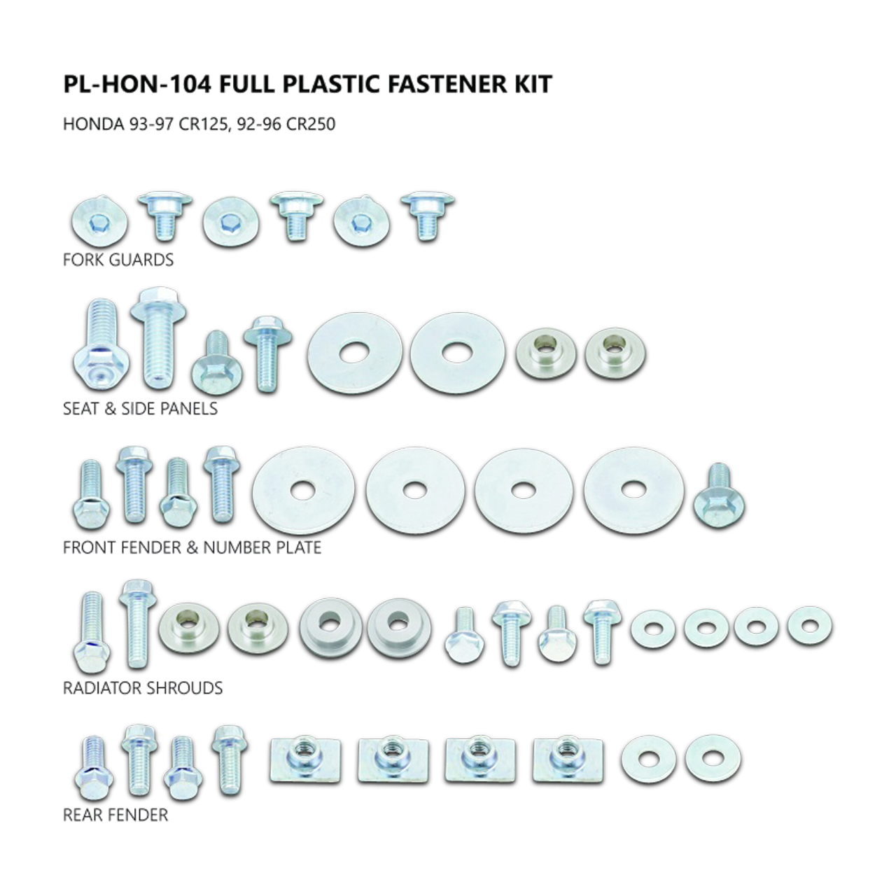 Komplet Vijakov UFO Full Plastic