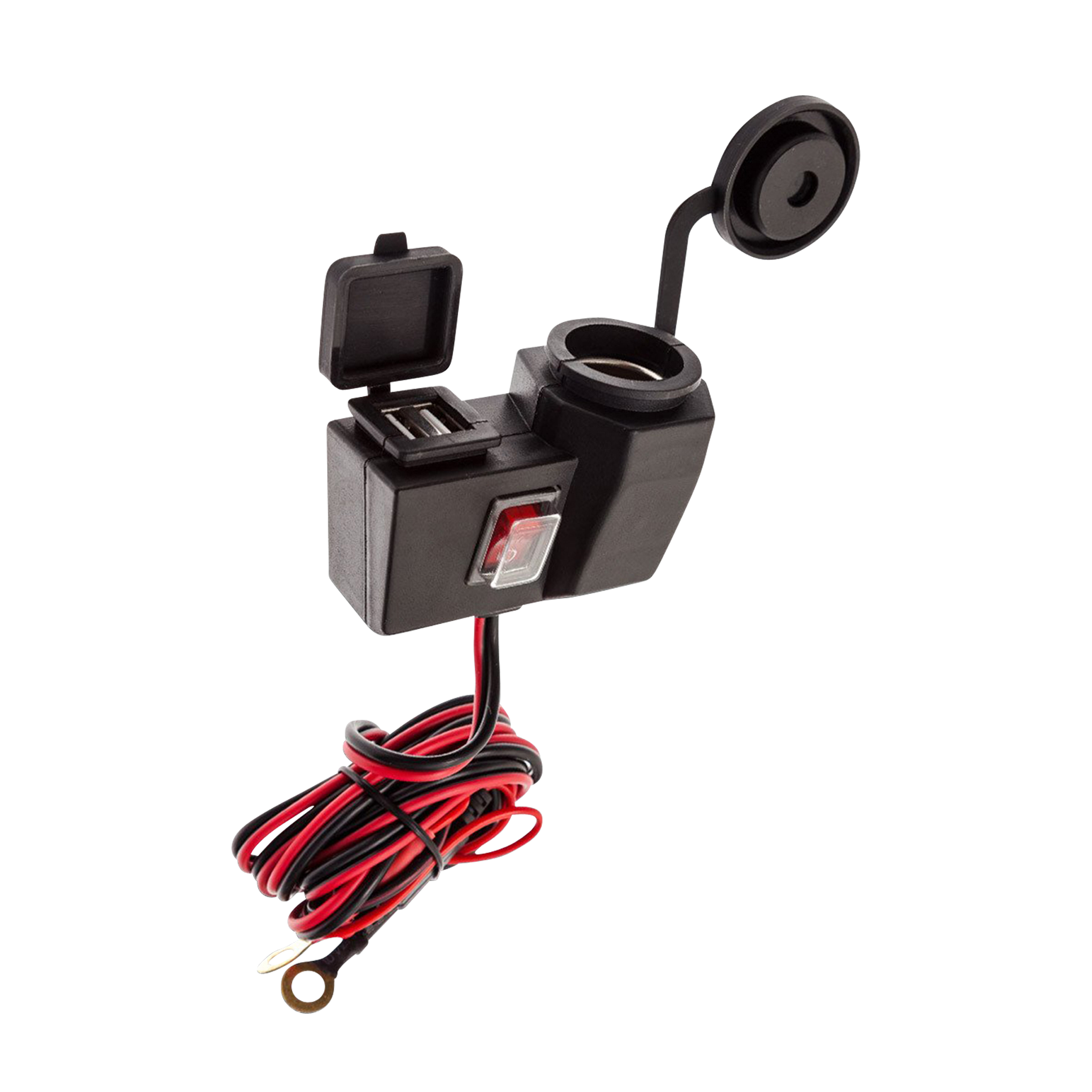 Стойка За Зарядно Устройство За Кормило Ultimateaddons 12V + Двойно USB Зарядно Устройство