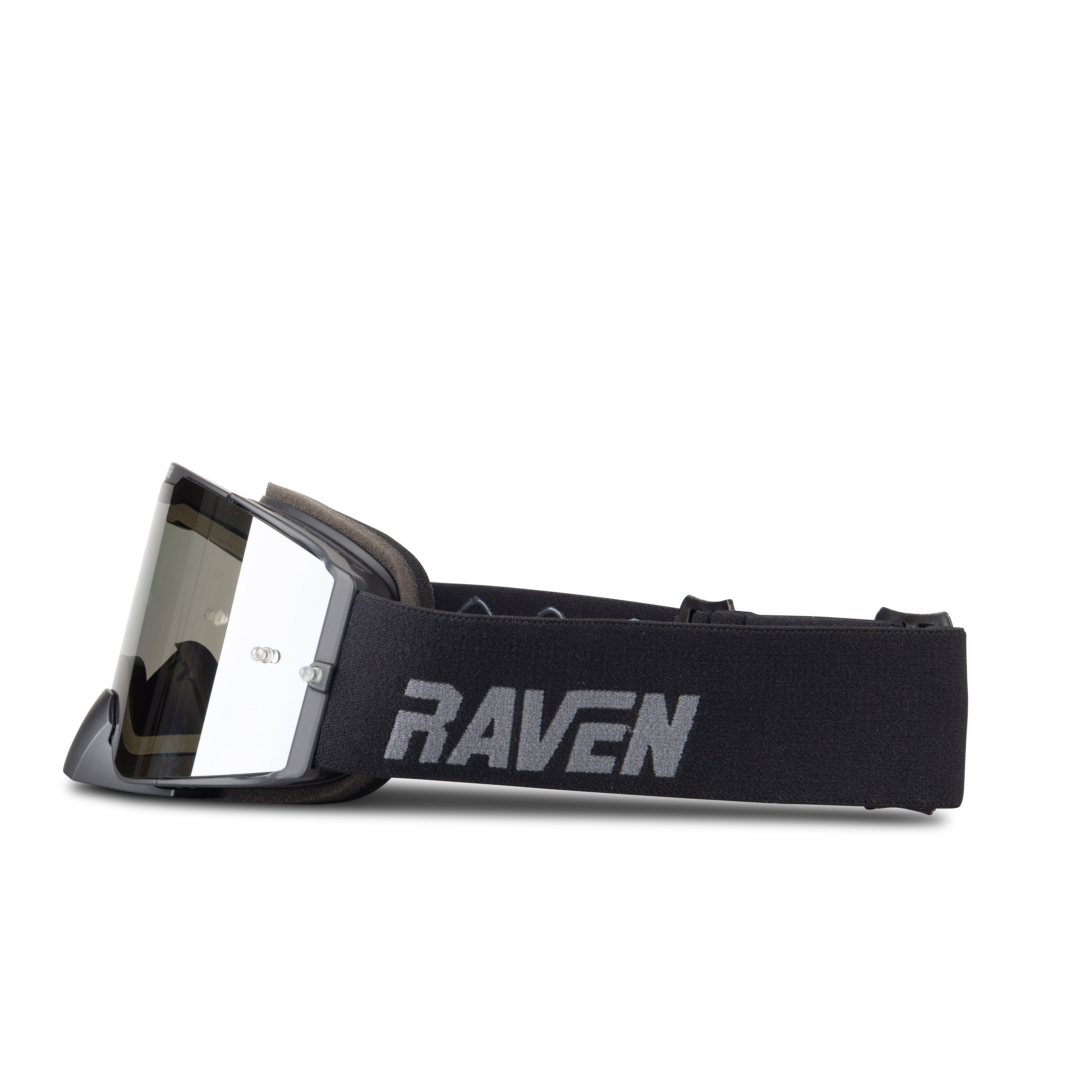 Crossbril Raven Halcon Silver Mirror + Clear Lens