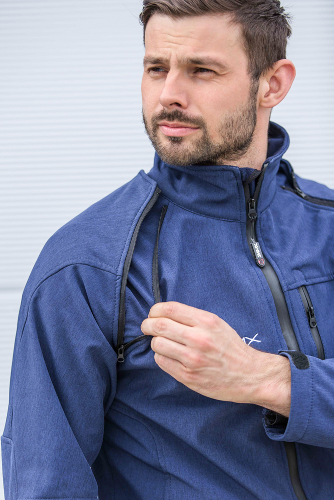 Softshell Jas met Afneembare Mouwen 24MX Team