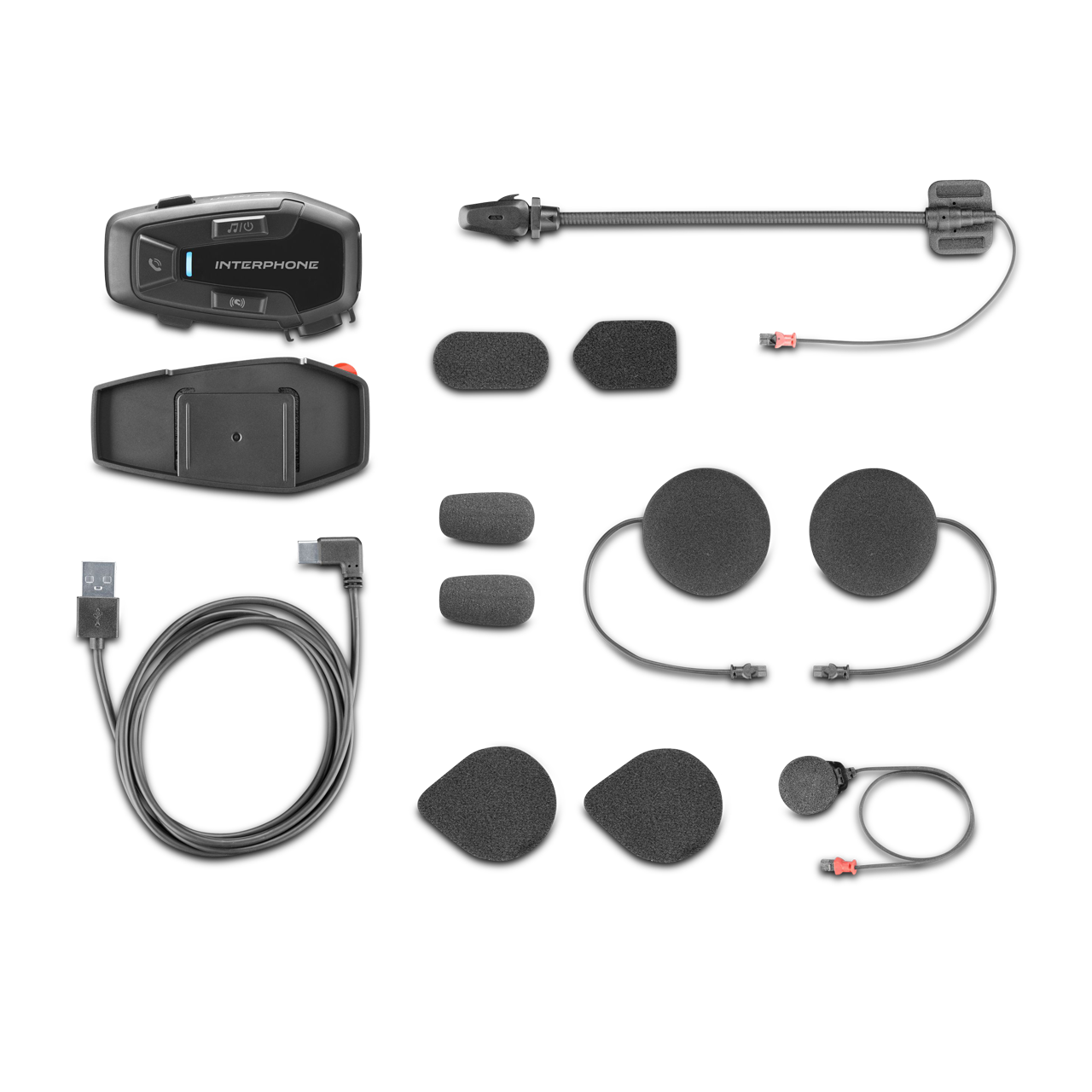 Interphone U-Com 7R Intercom System Black