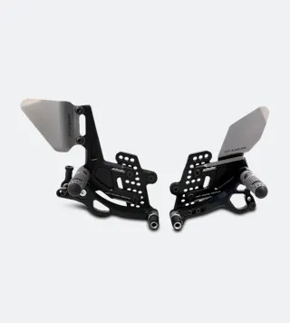 Commandes Reculées Valter Moto Type 3.5 Noires