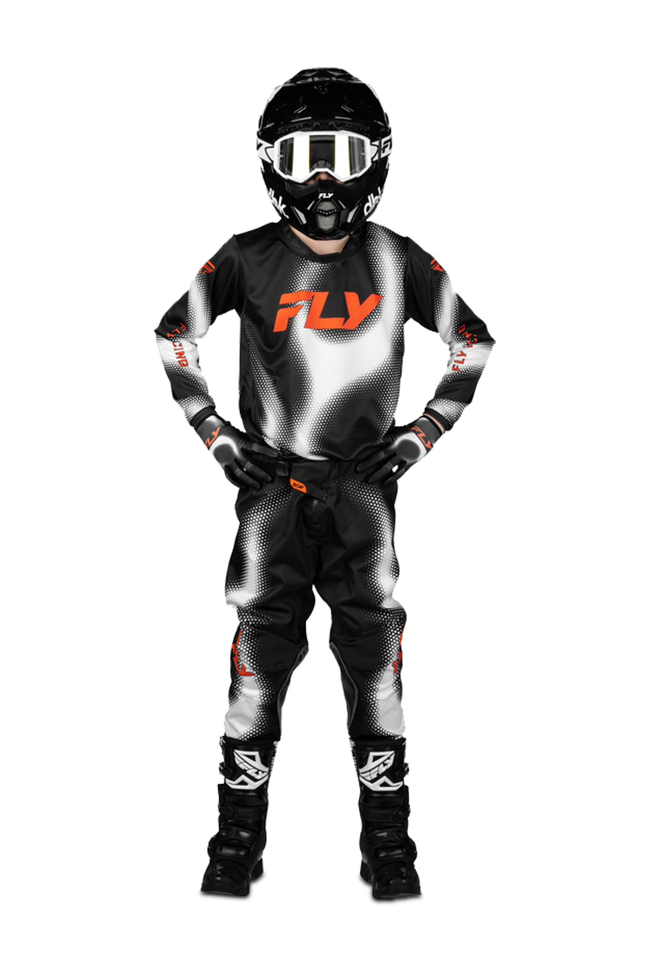 Crosstrøje FLY Racing Kinetic Torch Junior
