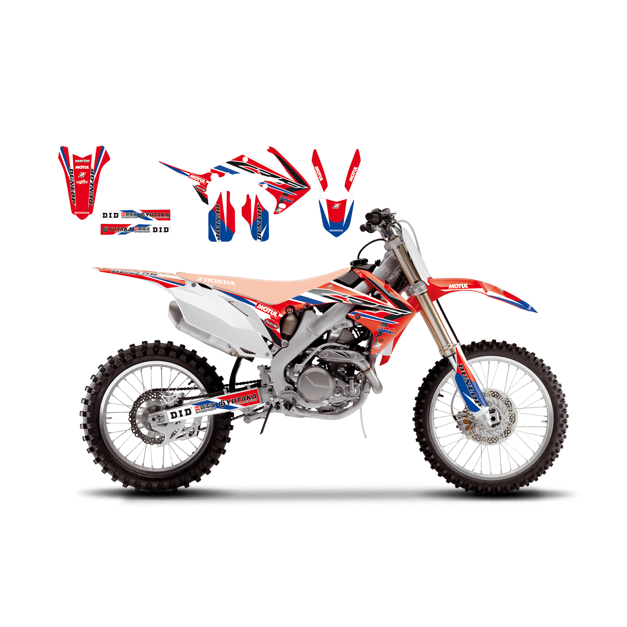 Stickerset Blackbird Replica Team HRC 2016