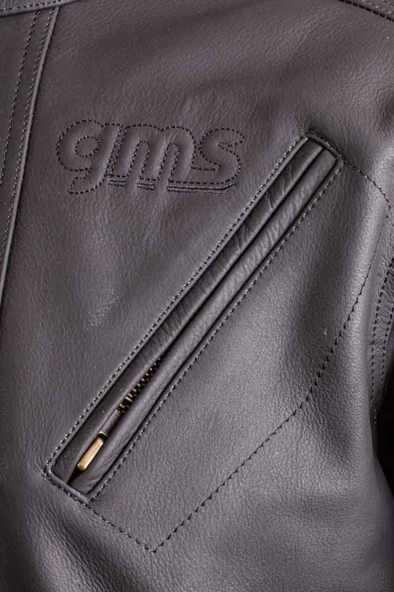 Chaqueta de Moto de Piel GMS Panther