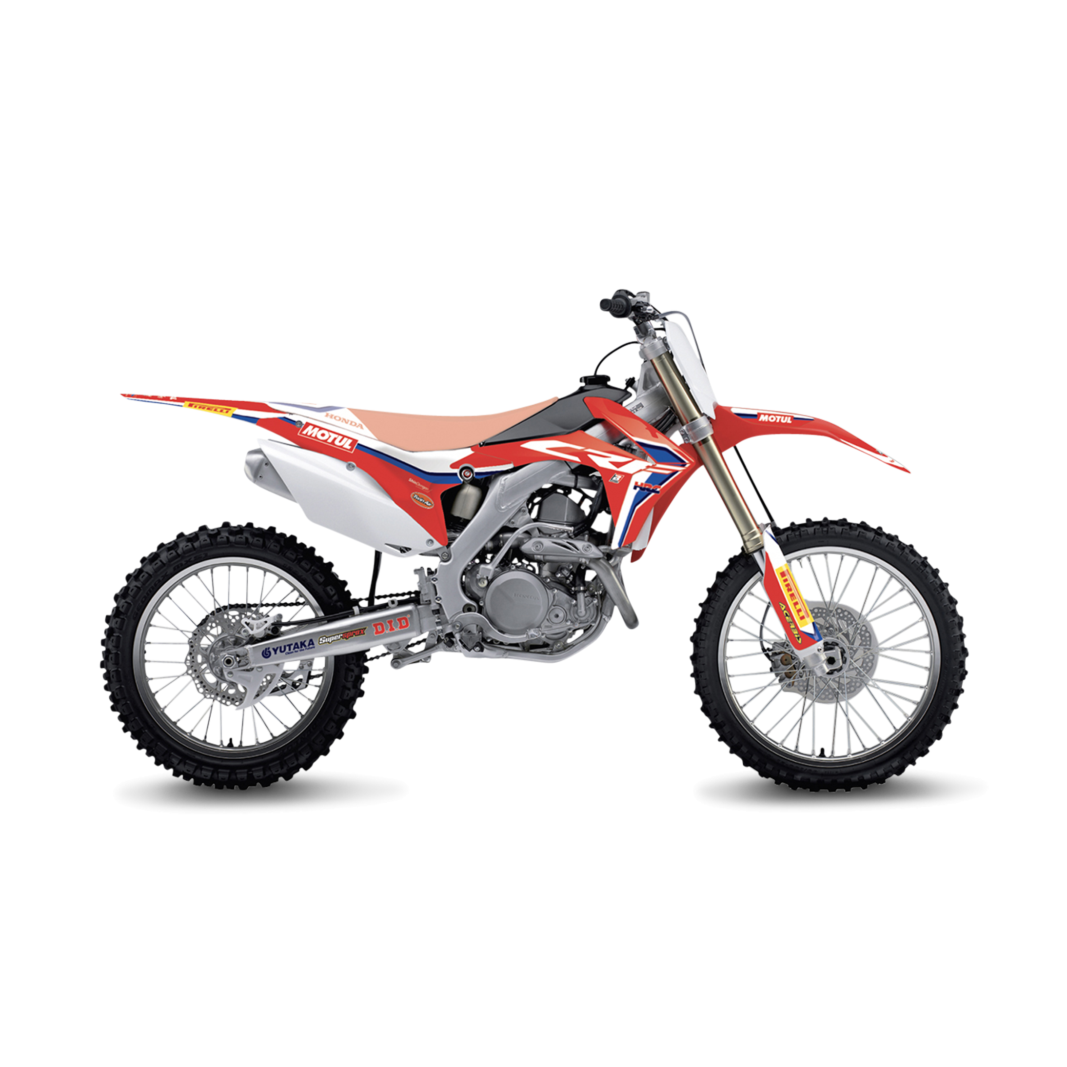 Kit de Adhesivos Blackbird Replica Team HRC 19 Rojo-Blanco-Azul