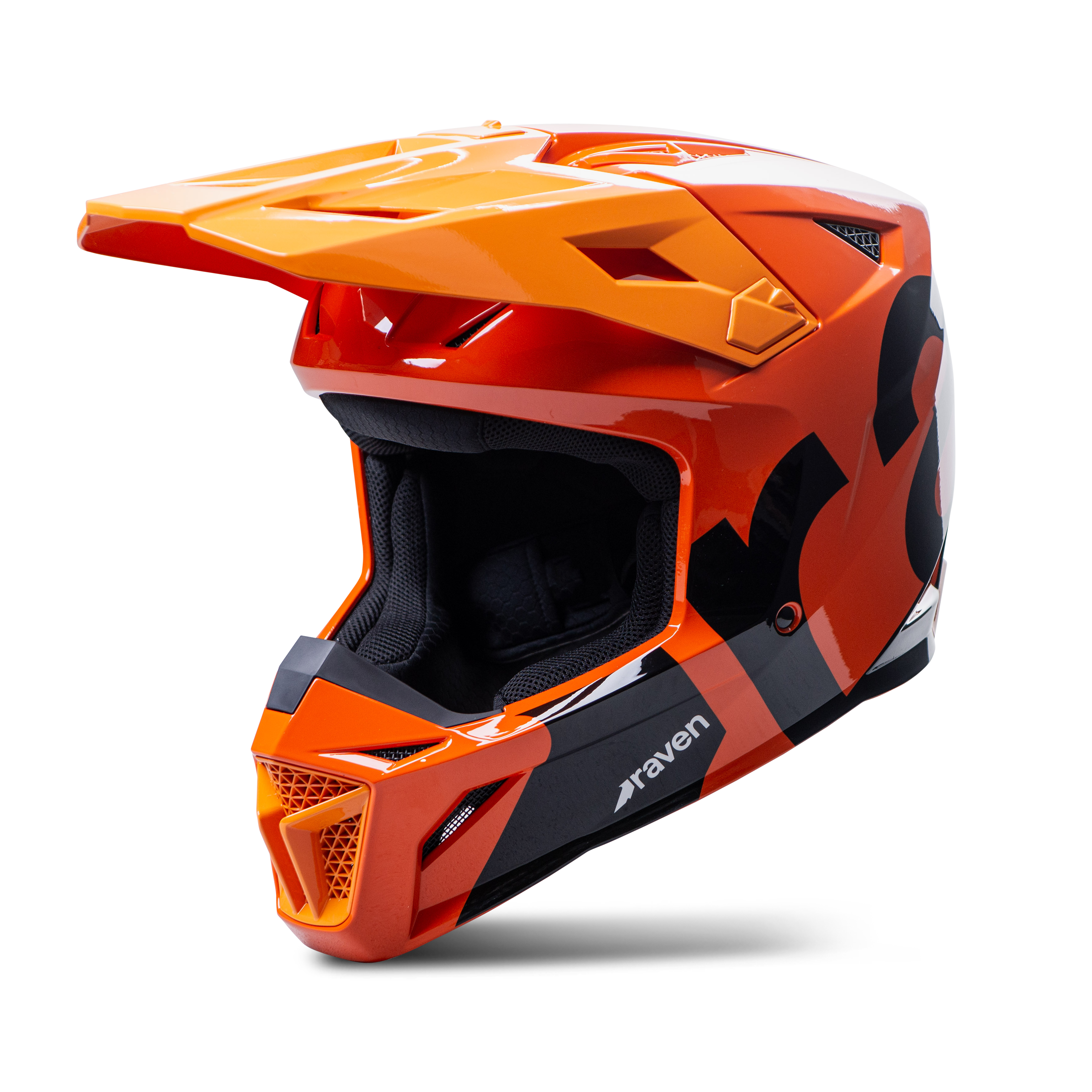 Casco de MX Raven Onyx