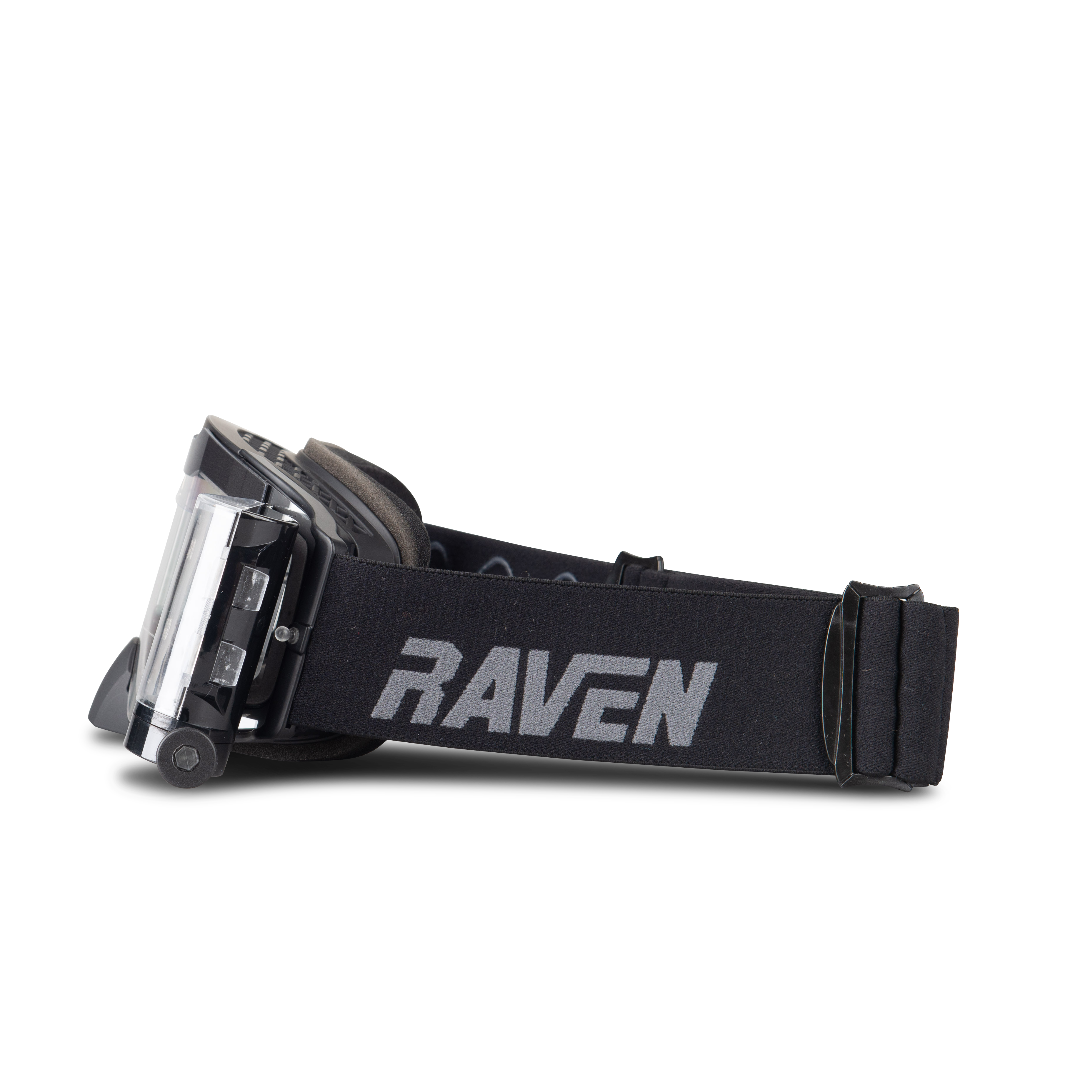 Gafas de Cross Raven Halcon Lente Trasparente Roll-Off