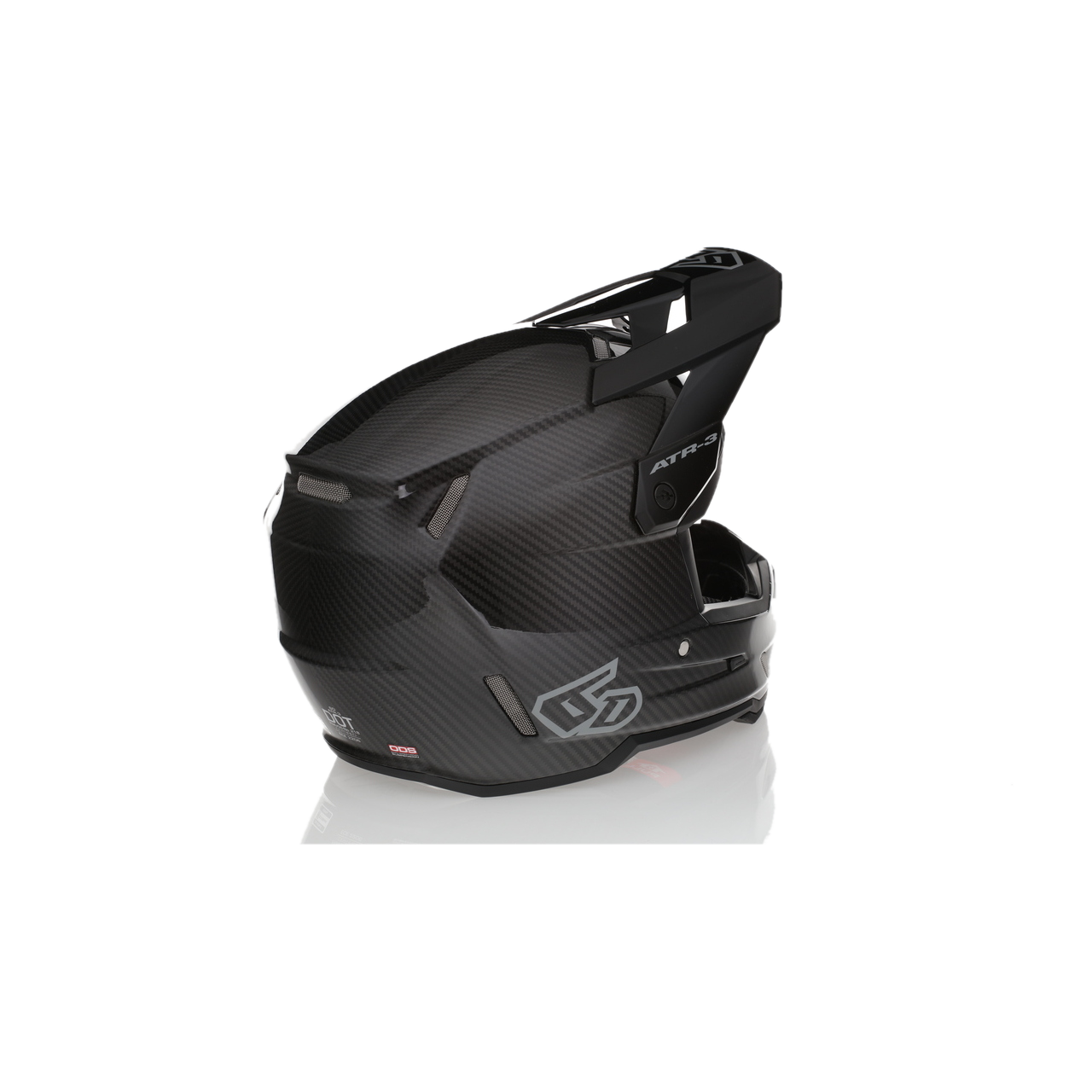 Casco MX 6D ATR-3 Solid FIM
