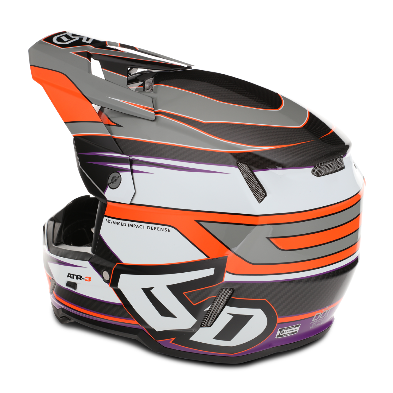 Čelada MX 6D ATR-3 Hyper
