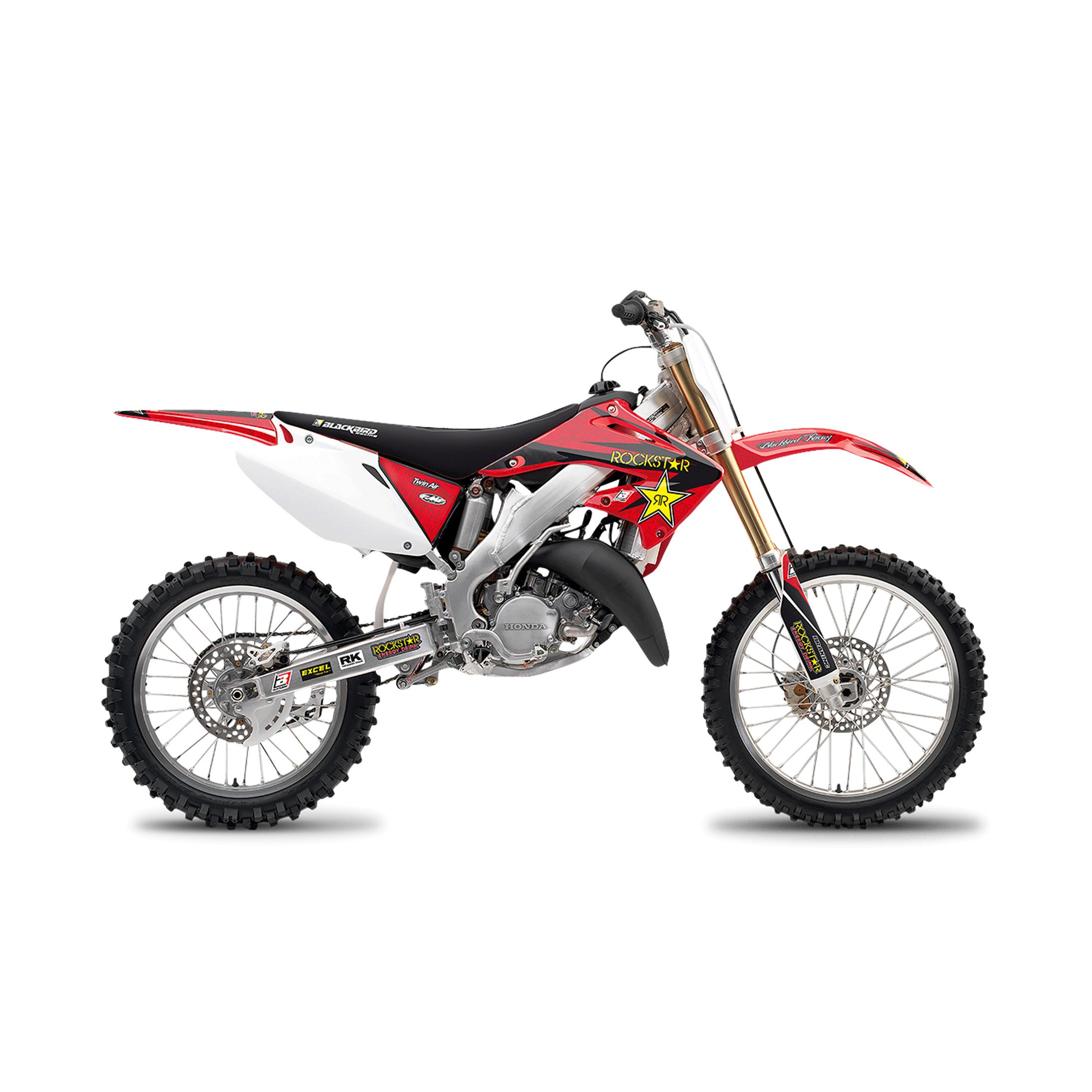 Blackbird Rockstar Energy Complete Decal Kit with Seat Cover Red-Yellow-Black
