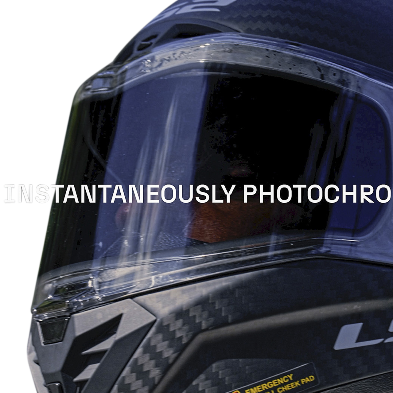 LS2 FF805 Thunder GP Aero+Irid Dynamic Clear Full Face Helmet