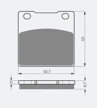 Goldfren S3 Racing Front Brake Pads