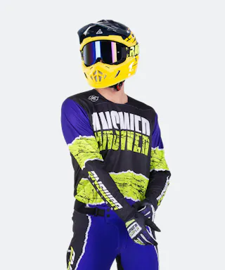 Camiseta de Cross Answer Racing Trinity Pro Glo