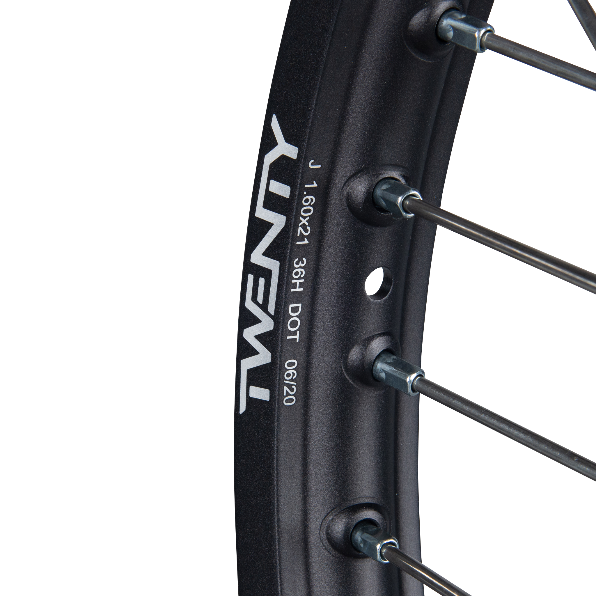 Rueda Delantera de Cross Twenty Negro-Verde 21"