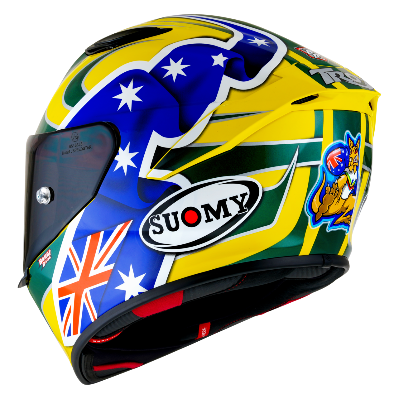 Casco Integral Suomy Track-1 Troy Bayliss Replica 2005
