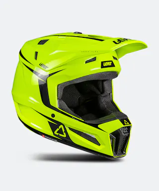 bike helmet kit eBike Audio CHIPS XV + K-Roo Pouch Superhero Design with the Warning tail light Leatt Moto 3.5 V26 Youth