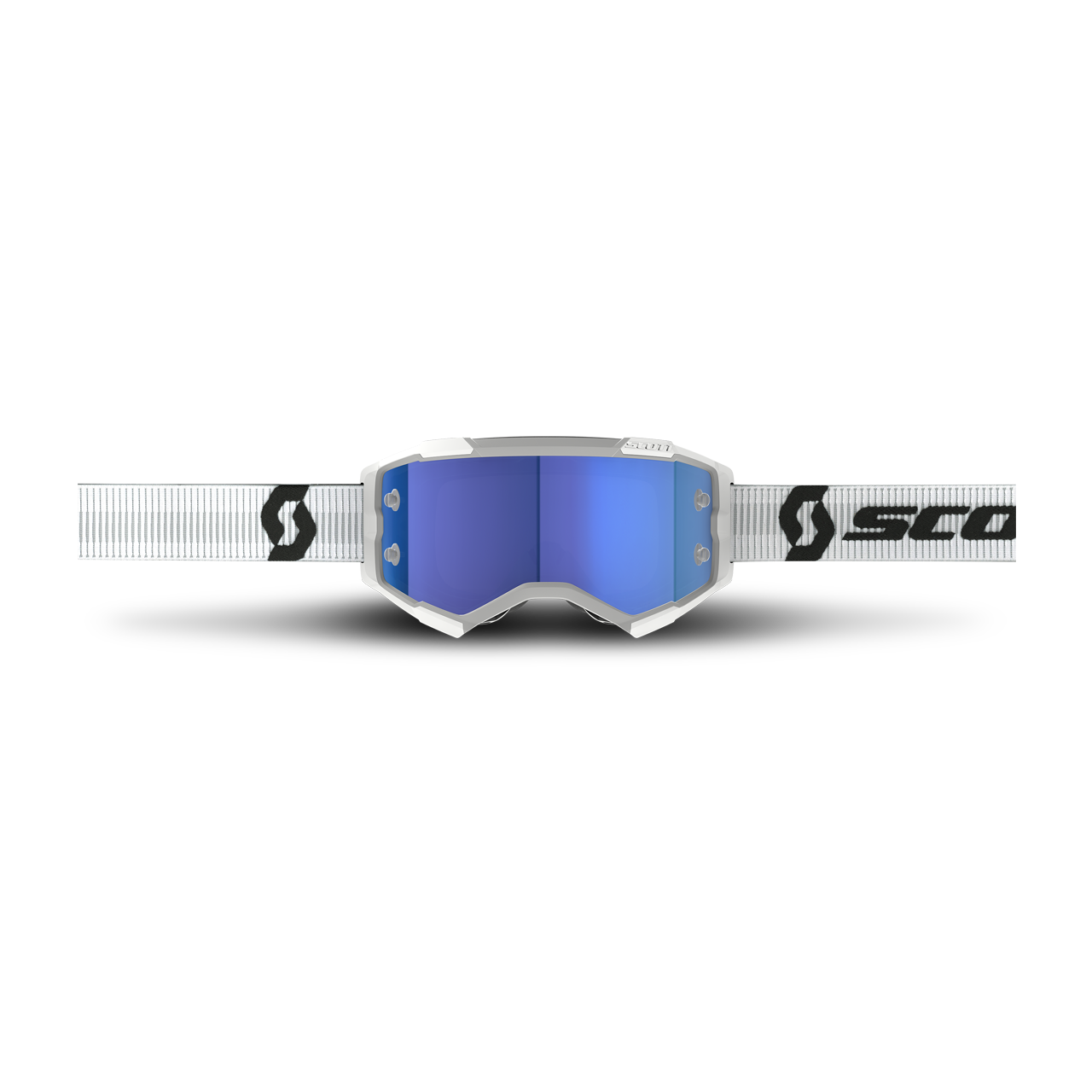Scott Fury MX Goggles Chrome