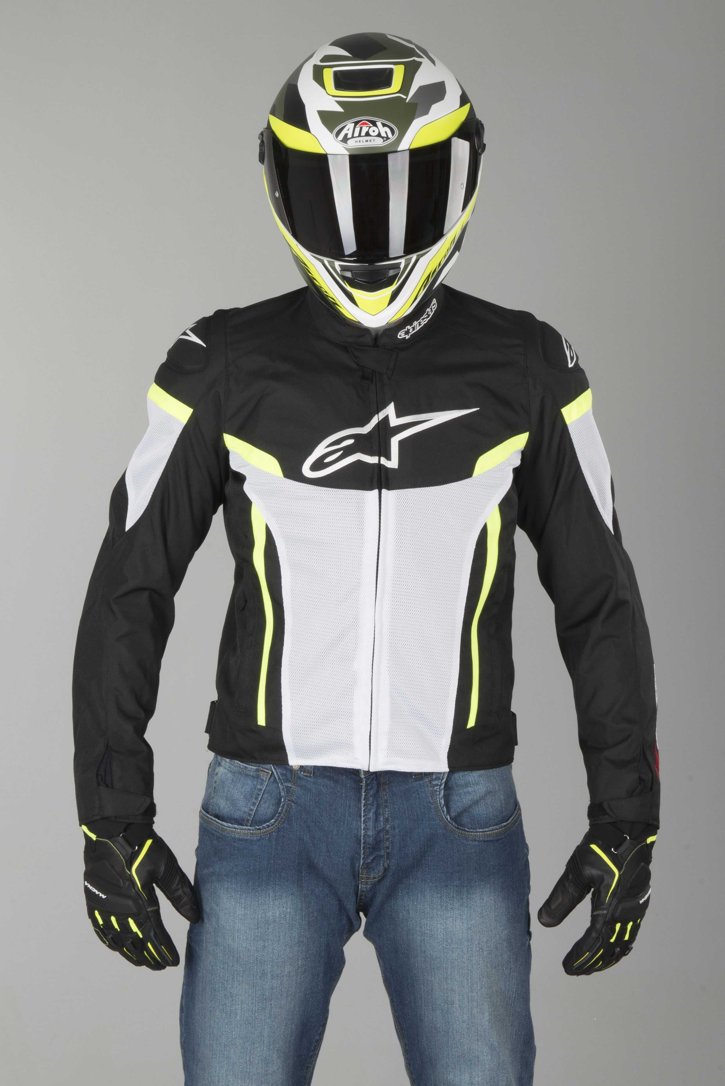 Alpinestars Motorcycle jackets Alpinestars Tgp Plus R V2 Black White