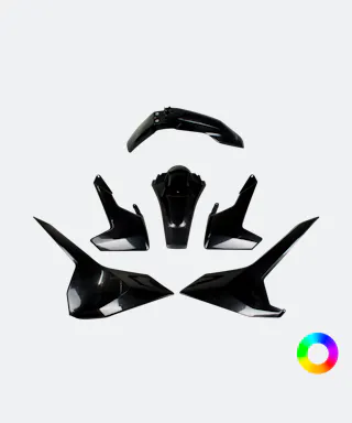 Plastic set Polisport Wit