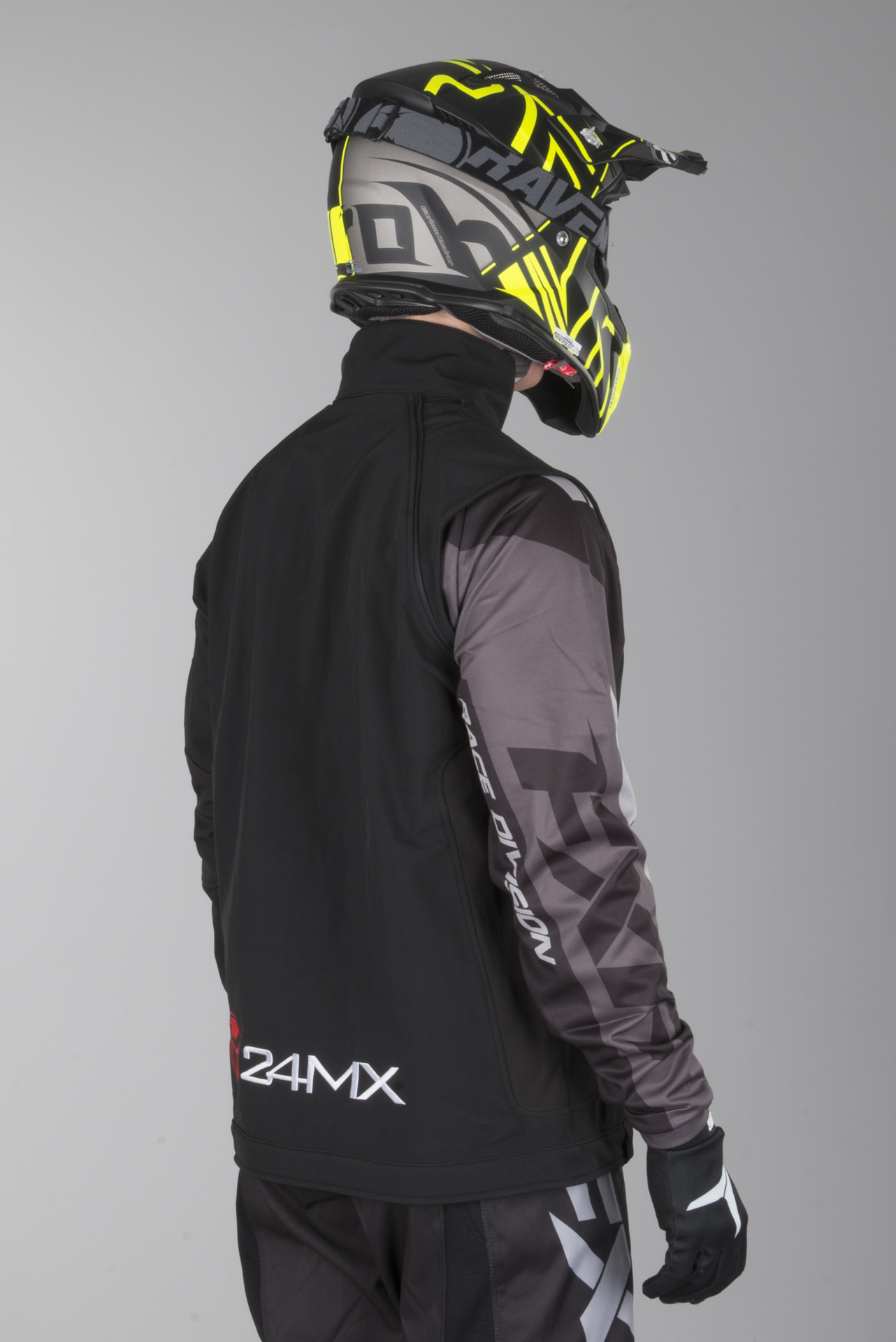 Softshell Jas met Afneembare Mouwen 24MX Team