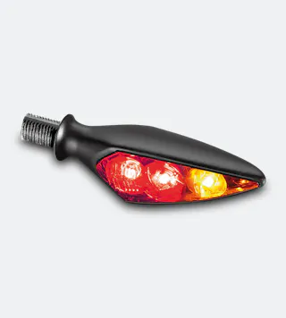 3 Az 1-ben LED Irányjelző Kellermann Micro S DF Dark Fekete