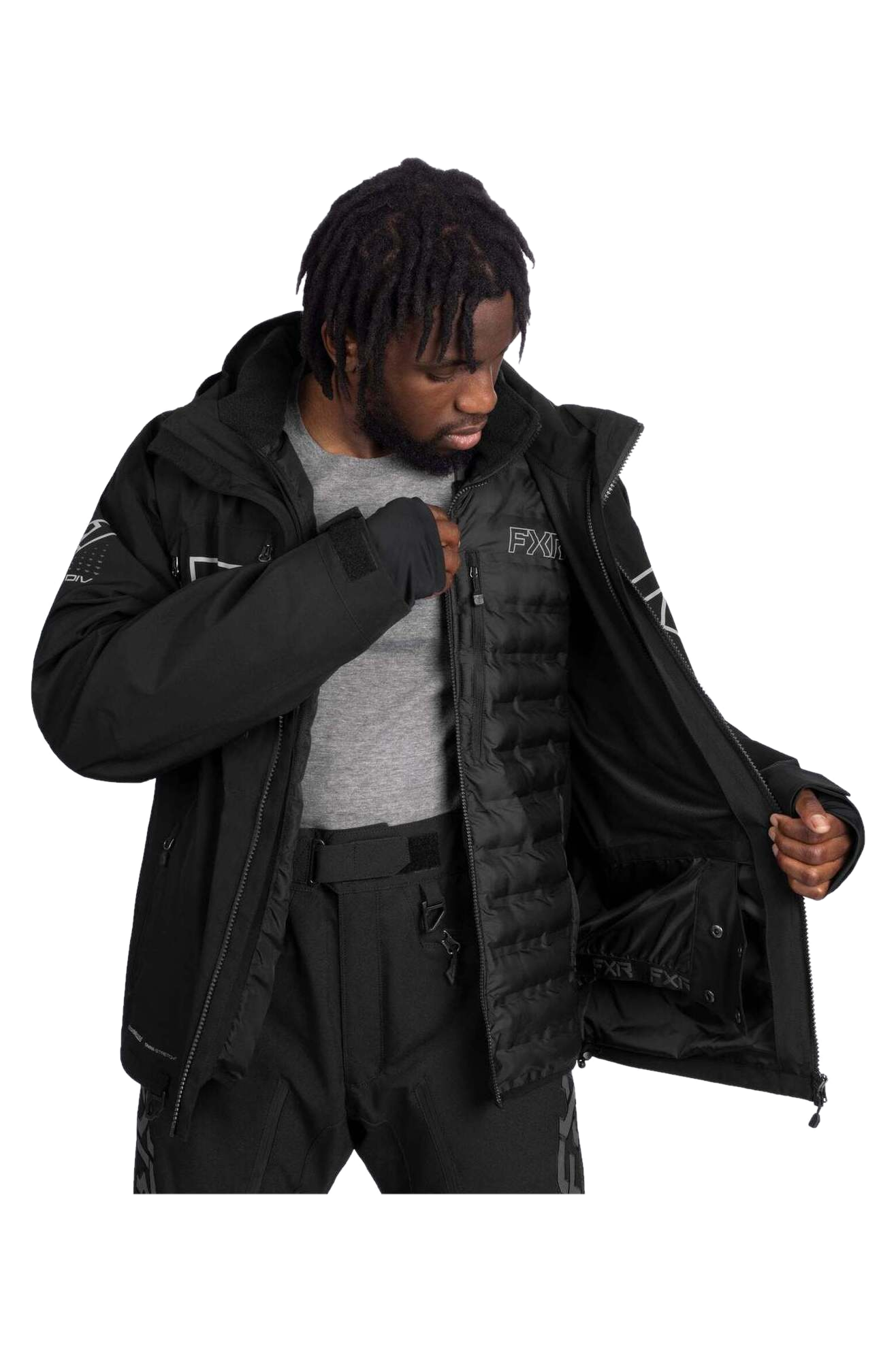 Chaqueta Moto de Nieve FXR Heliupro 3-In-1