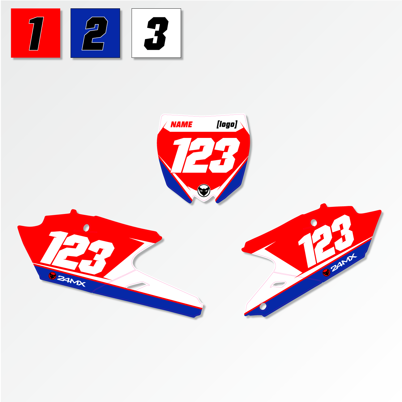 Vermogen Nummerplaatstickers