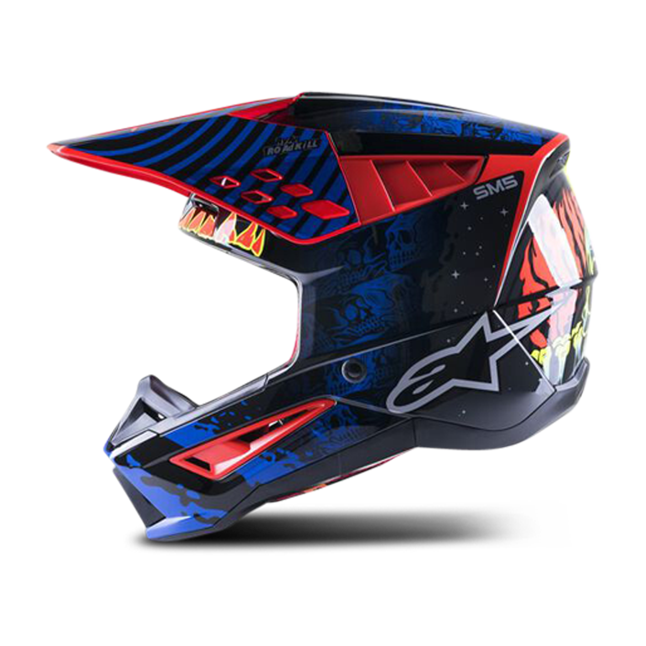 Casco de Cross Alpinestars SM5 Solar Flare ECE