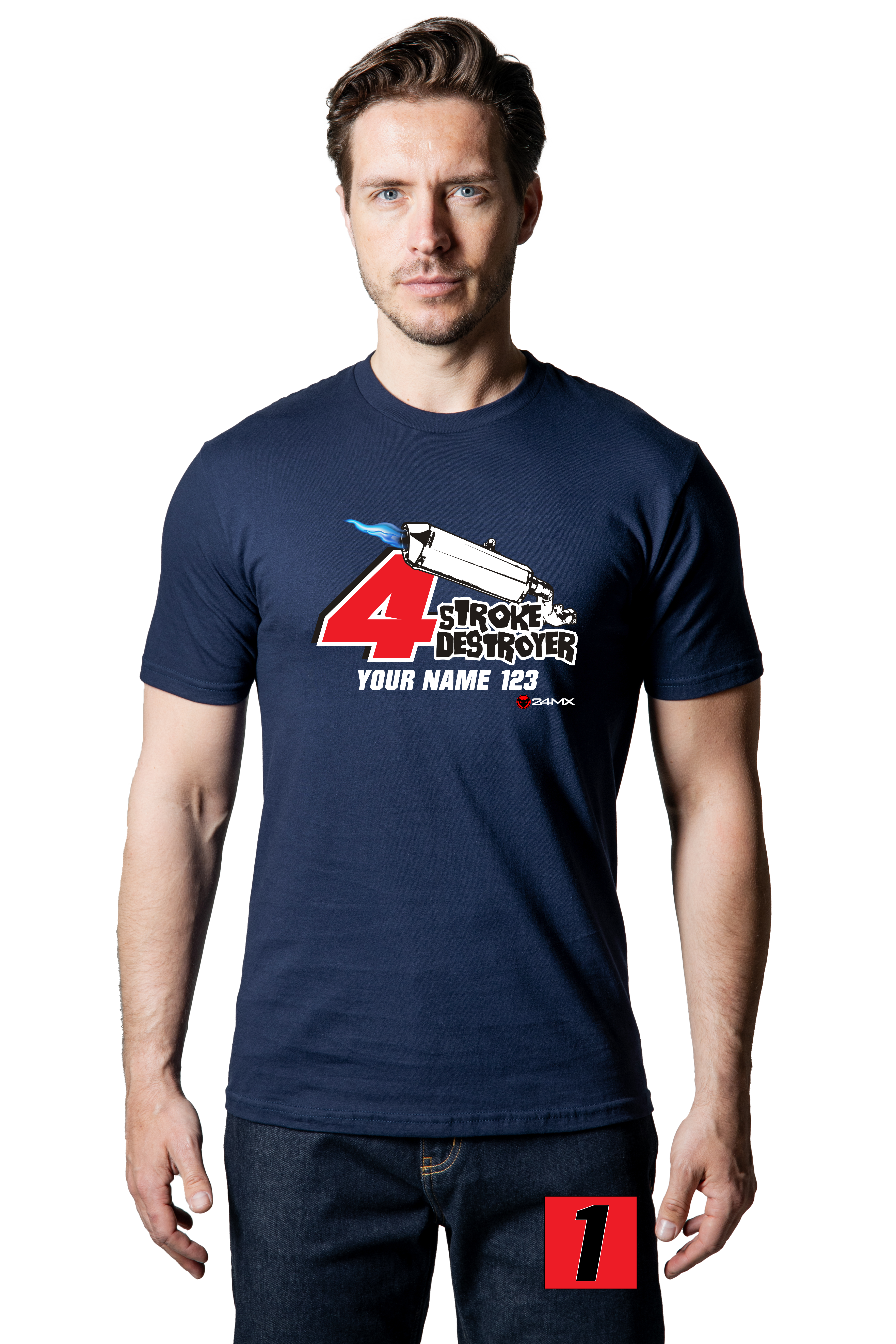 T-Shirt 24MX 4 Stroke Destroyer