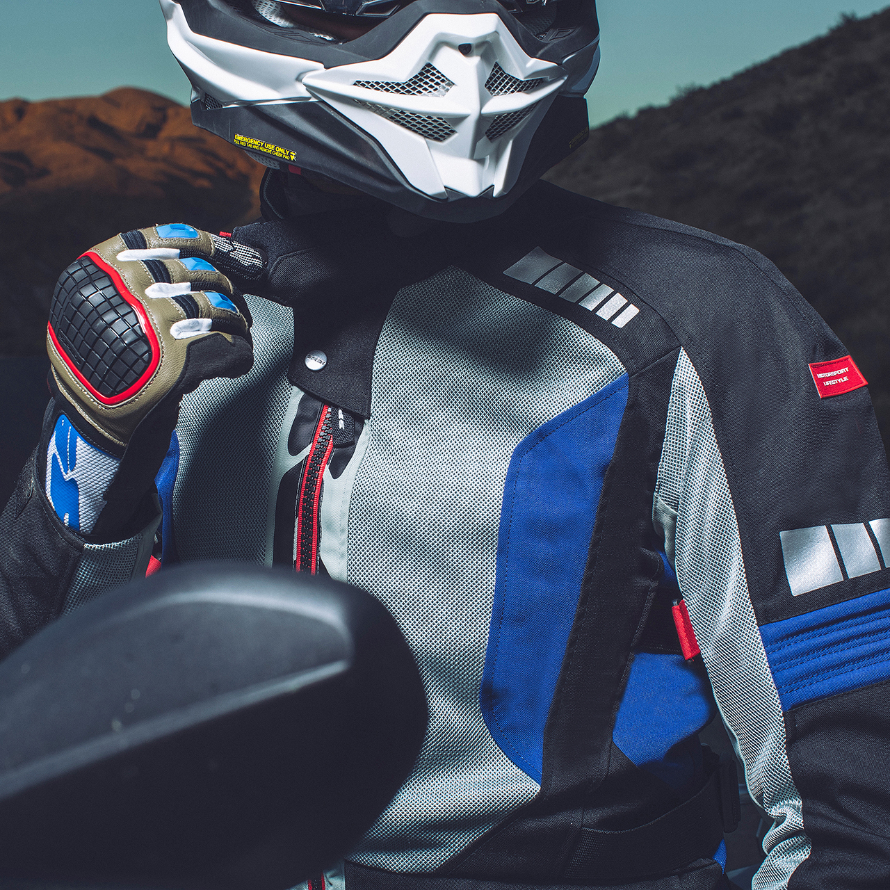 SPIDI Terranet Motorcycle Jacket Ice