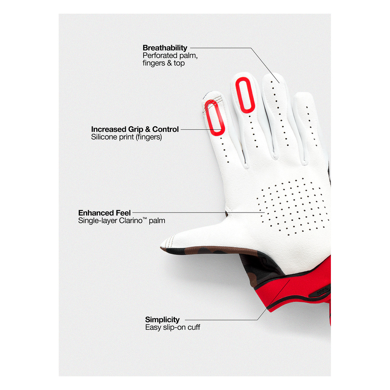 100% iTrack MX Gloves