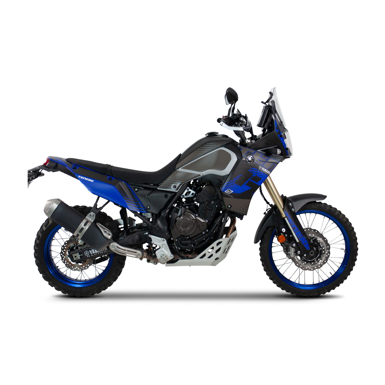 Sticker en Beschermingsset Uniracing Adventure Blauw