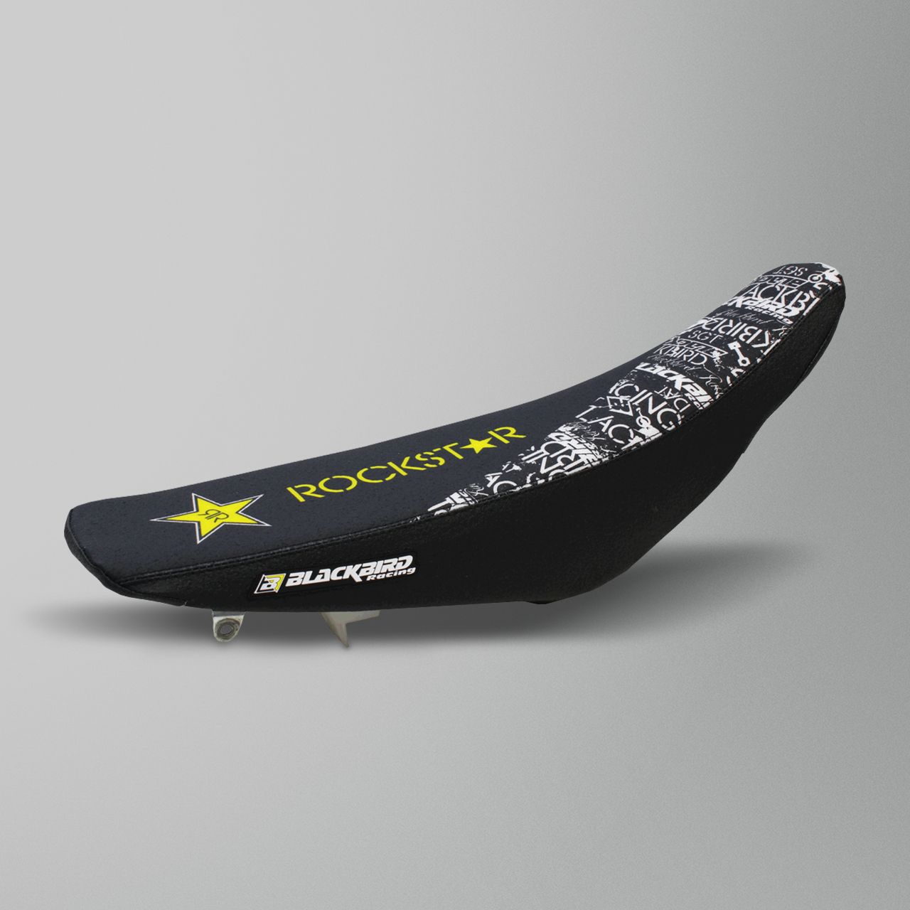 Blackbird Rockstar Energy Complete Decal Kit with Seat Cover Yellow Black